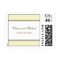 Simple Stripe Buttercream Custom Postage