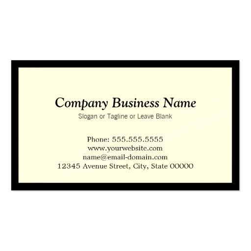 Simple Stylish Monogram in Plain Clean Look Business Card (back side)