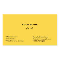 simple, sunlight business card. business card templates
