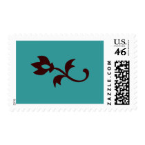 Simple Teal postage