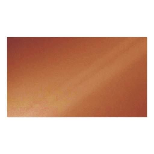 Simple Terracotta Orange Gradient Business Card (back side)