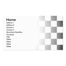 Simple textured checkerboard business card
