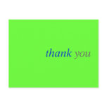 Simple Thank you card:  Postcard