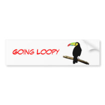 Simple Toucan Bumper Sticker