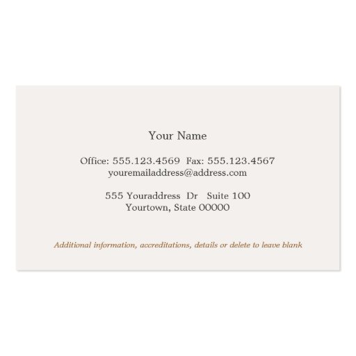 Simple Traditional Black Linen Look Professional Business Card (back side)