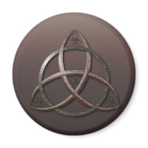 Simple Trinity Celtic Knot magnets