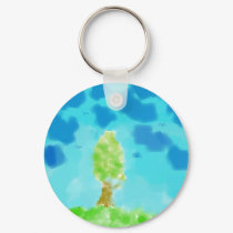 Simple Watercolor keychains