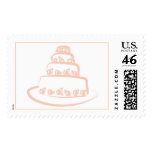 Simple Wedding Cake Stamp