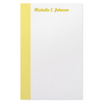 simple yellow border stationery by DonnaGrayson simple yellow border stationery