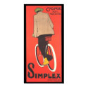 Simplex Bicycle Advertising Poster posters by MyOtherPlanet Simplex Bicycle Advertising Poster posters