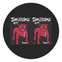 Simplicissimus Thomas Theodor Heine Stickers