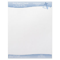 Simplicity Blue Letterhead