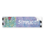 Simplicity Bumper Stickers