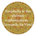 Simplicity is the ultimate sophistication... stickers by spiritcircle Simplicity is the ultimate sophistication... stickers