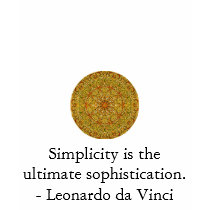 Simplicity is the ultimate sophistication... t-shirts