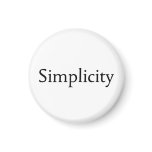 Simplicity Fridge Magnets