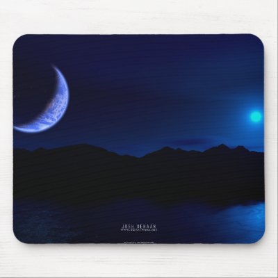 Simplicity Mouse Pad by 3dartwork