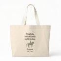Simplicity Quote With Dressage Horse bags by dogsandhorses Simplicity Quote With Dressage Horse bags