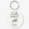 Simplicity Quote With Dressage Horse keychains by dogsandhorses Simplicity Quote With Dressage Horse keychains
