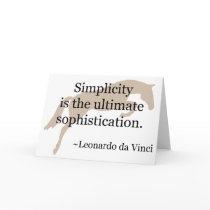 Simplicity Quote With Jumper Horse cards