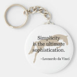 Simplicity Quote With Jumper Horse Keychain