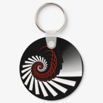 Simplicity Red Keychain