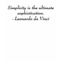 Simplicity t-shirts