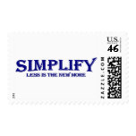 Simplify Less Is More Postage