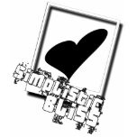 Simplistic Bliss heart-logo shirt