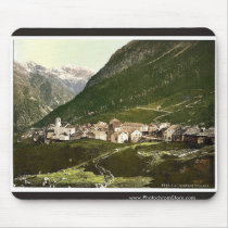Simplon Pass, the village, Valais, Alps of, Switze Mousepad