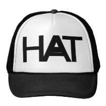 Simply a Hat with CUSTOM letters and HUGE LETTERS