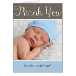 Simply Adorable Baby Thank You Card cards