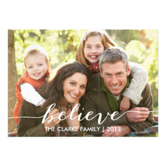 Simply Believe Holiday Photo Card