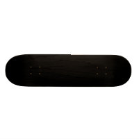 Simply Black Solid Color Skateboard Deck