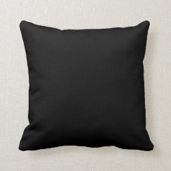 Simply Black Throw Pillows