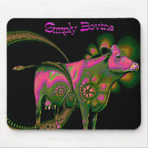 Simply Bovine mousepads by Guiltypleasures Simply Bovine mousepads