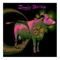 Simply Bovine posters by Guiltypleasures Simply Bovine posters