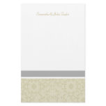 Simply Chic Personalized Stationery (Beige)