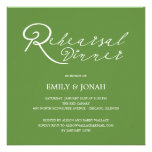Simply Chic Rehearsal Dinner Invitation invitations
