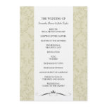 Simply Chic Wedding Ceremony Programs invitations