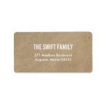 Simply Crafted Address Labels labels