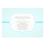 Simply Elegant Baptism/Christening Invite - Blue invitations
