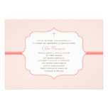 Simply Elegant Baptism/Christening Invite - Pink invitations
