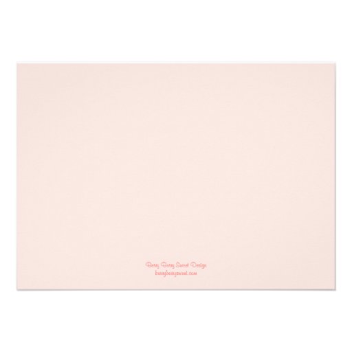 Simply Elegant Baptism/Christening Invite - Pink