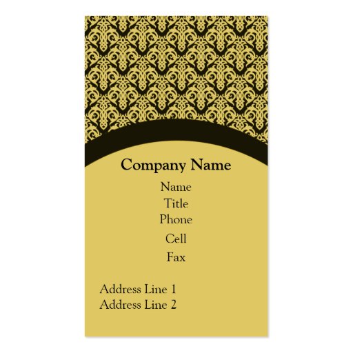 Simply Elegant Business Card, Beige (front side)