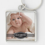 Simply Elegant Mommy's Keychain (black)