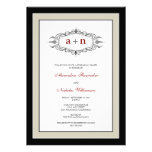 Simply Elegant Rehearsal Dinner Invitation (grey)