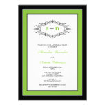 Simply Elegant Rehearsal Dinner Invitation (lime)
