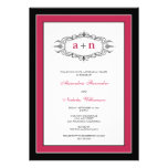 Simply Elegant Rehearsal Dinner Invitation (pink)