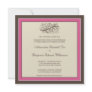 Simply Elegant Wedding Invitation (fuschia)